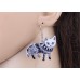 Elizabethan Cat Acrylic Earrings